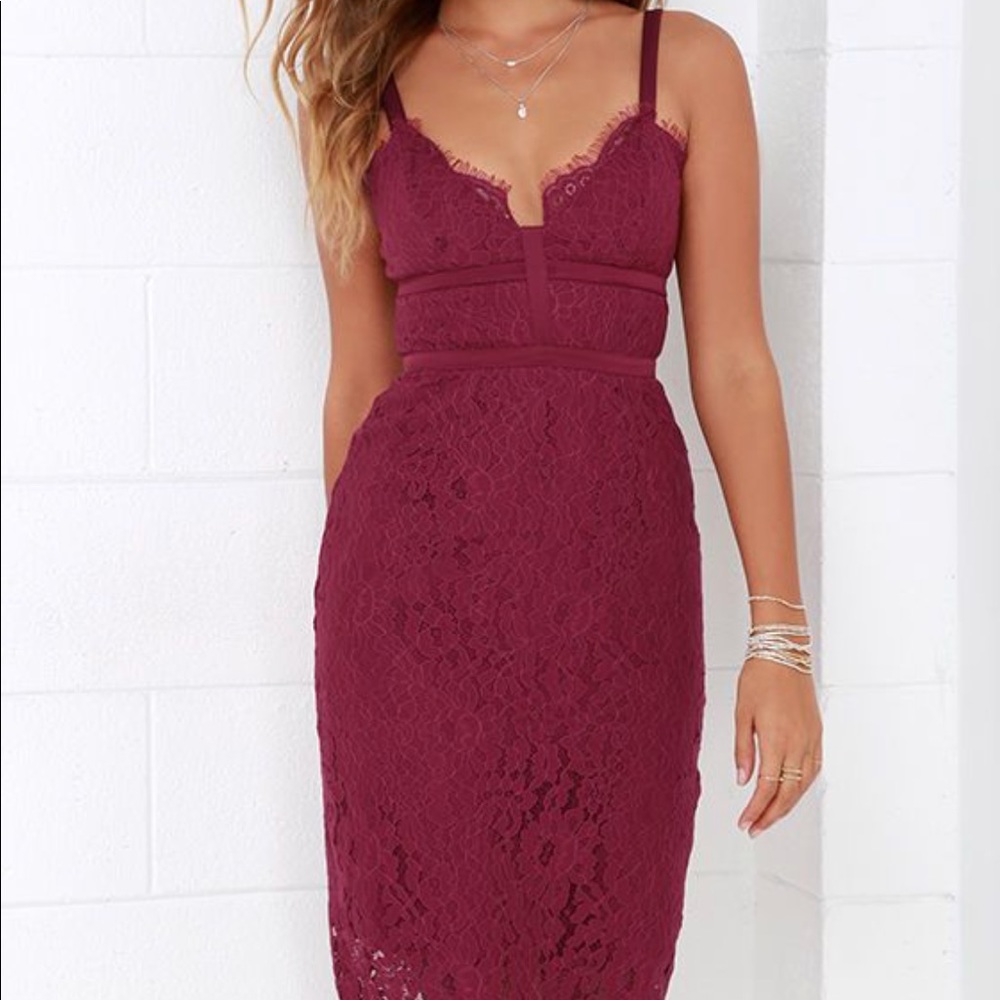 Keepsake Lace Midi Dress